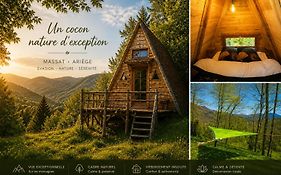 Chalet en Ariège insolite avec vue montagne, calme, nature et ciel étoilé